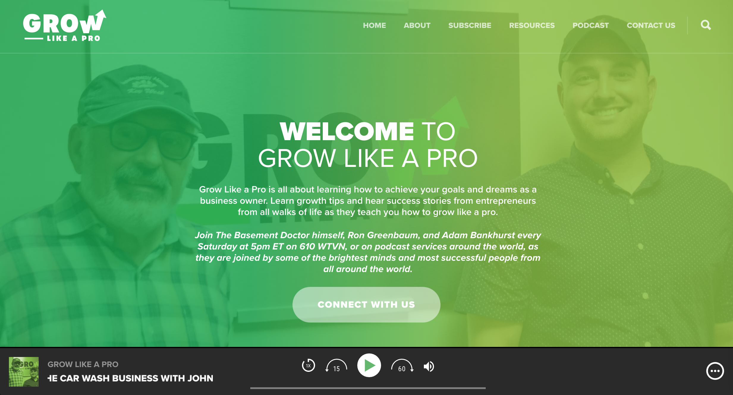 Grow Like a Pro Show Website