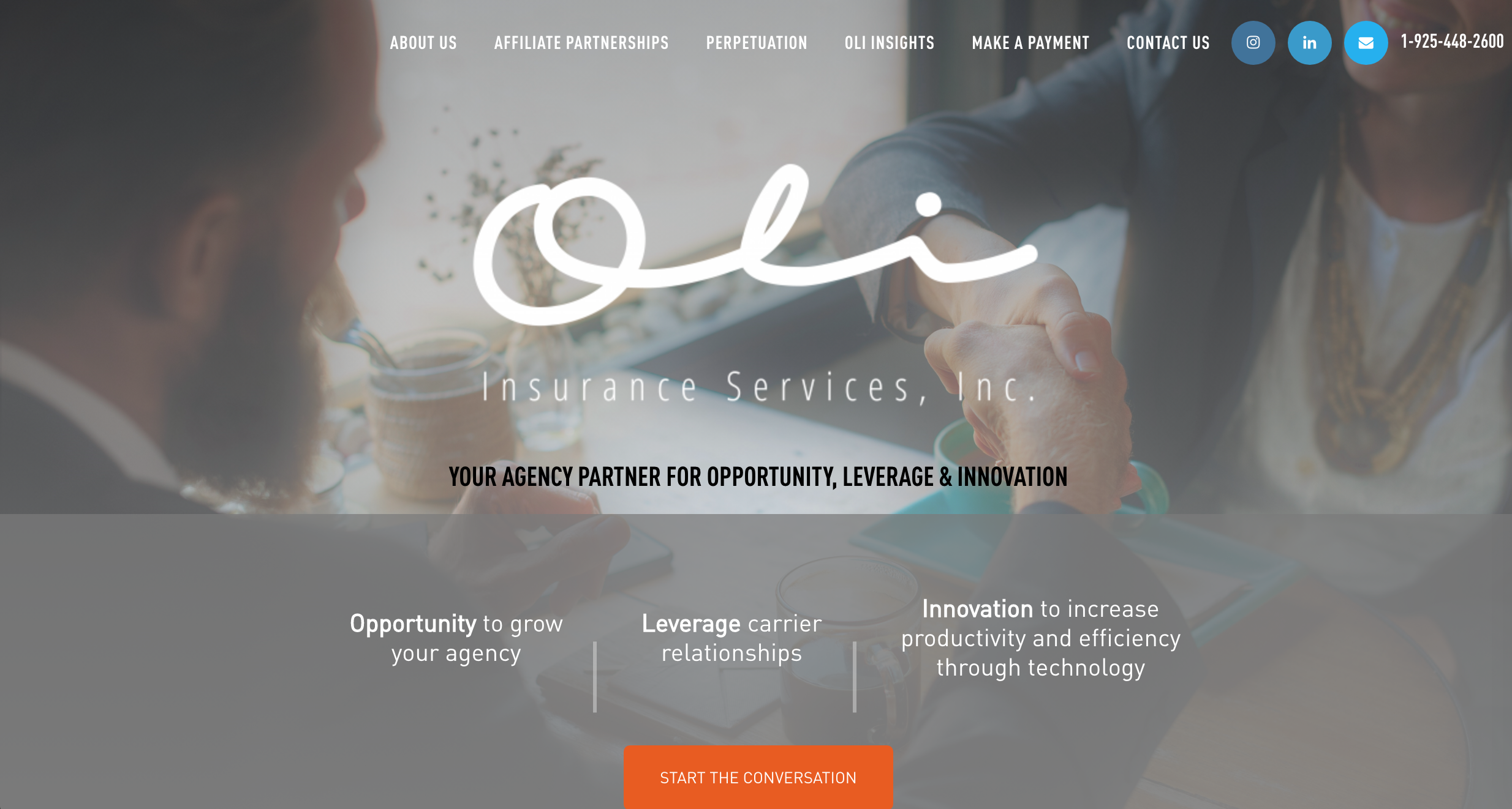 OLI Insurance Services Website