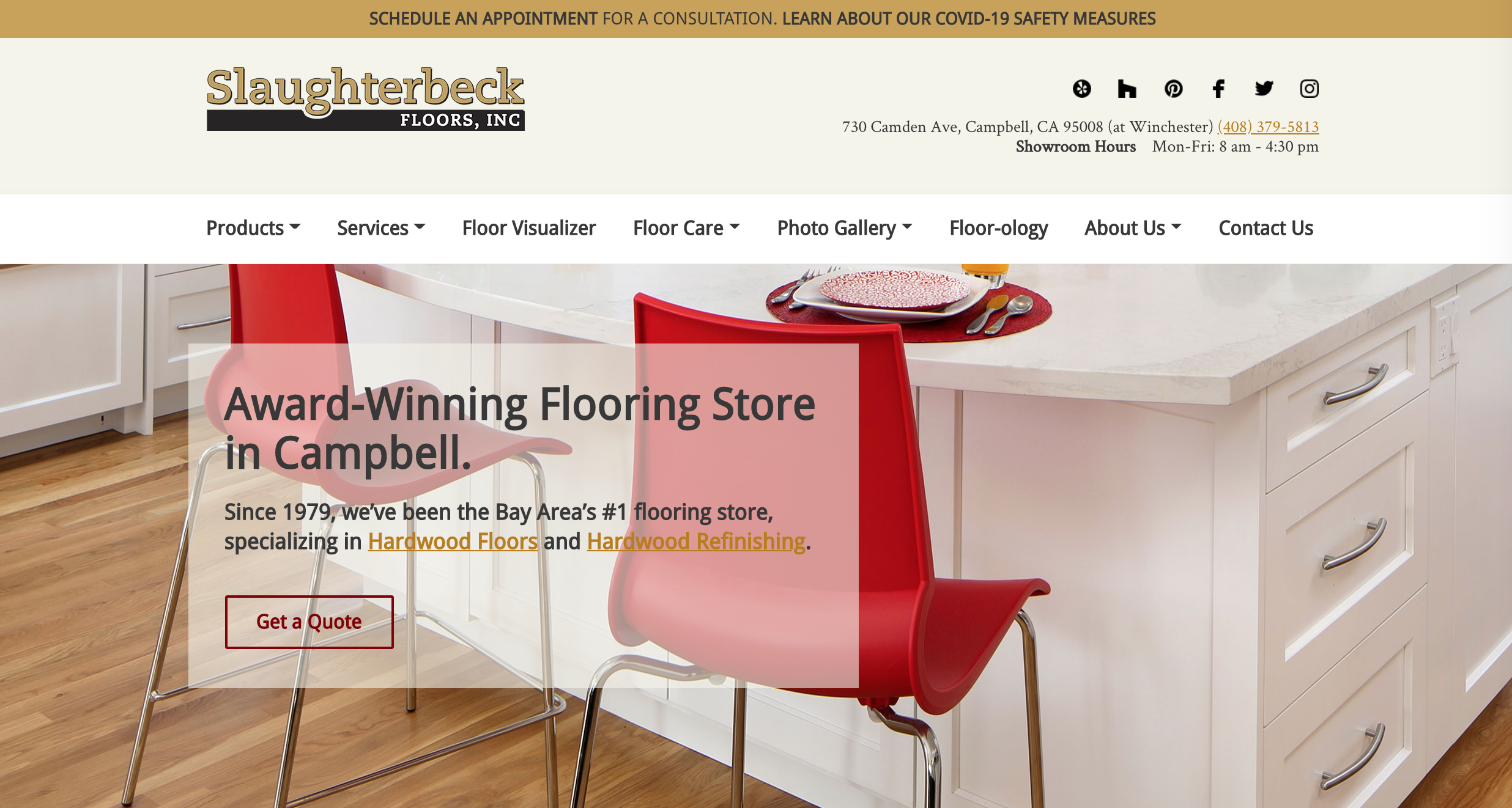 Slaughterbeck Floors Website