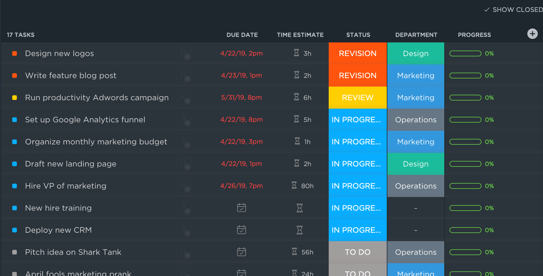 how to choose a CRM ClickUp