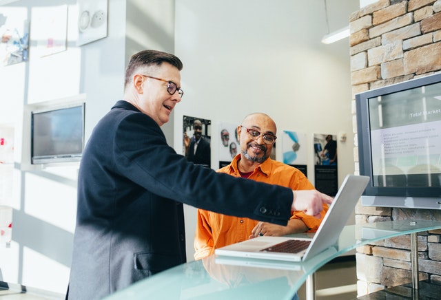 Making a sales pitch