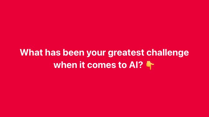 Top AI challenges