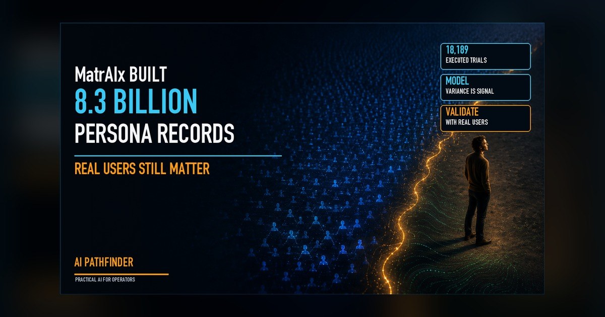 AI Pathfinder graphic for Researchers at Harvard & MIT Built Billions of Simulated AI People for Testing