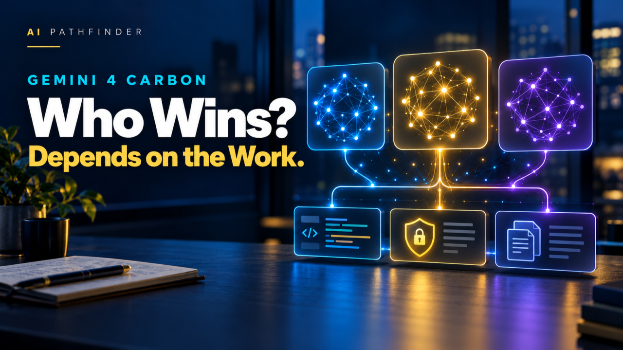 Gemini 4 Carbon vs. Claude and GPT: Where Google Wins, & Where It Doesn't